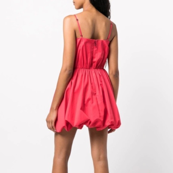 NWT Jason Wu Hibiscus Pink Iris Poplin Bubble Mini Dress Sz 10 - Picture 4 of 16